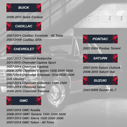Vista 5 de Funda protectora para llavero remoto que se ajusta a Buick, Cadillac, Chevy, GMC, Pontiac, Saturn