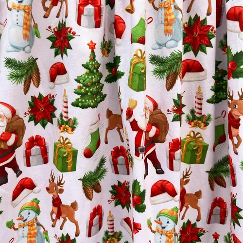 Vista 7 de Vestido de Navidad para niña pequeña, muñeco de nieve, árboles de Navidad, camión, a cuadros, reno, Papá Noel, vestido de invierno hasta la rodilla