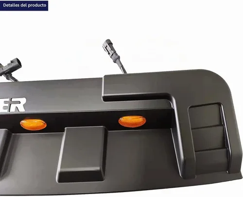 Vista 4 de Rejilla de entrada de aire del capó del motor delantero compatible con FJ Cruiser 2007-2014 con lámparas