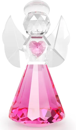 Vista 12 de YWHL Figura decorativa de ángel de cristal azul, estatua de guardián de cristal, regalo bonito de adorno de ángel para mujer
