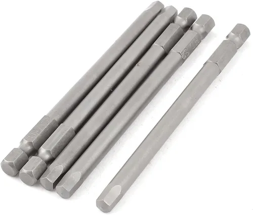 Vista 8 de uxcell 1/4 pulgada vástago hexagonal 0.050 in cabeza hexagonal destornillador magnético puntas 5pcs
