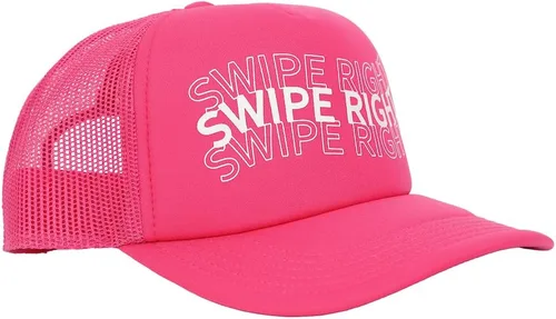 Vista 3 de Bioworld Gorro de camionero de espuma rosa para el día de San Valentín, Rosado