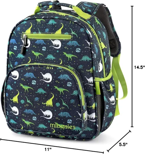Vista 9 de mibasies Boys Backpack 5-8 Lightweight Kids Backpacks Boys - Boy Bookbag for Elementary School - Galaxy Dinosaur