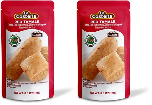 Vista 7 de La Costeña Tamale Rojo con Sabor a Cerdo (Individual)