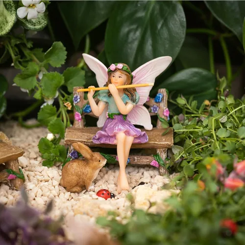 Vista 8 de Jardín de hadas – Accesorios y miniatura con figuras de jardín de hada (14 unidades) – Suministros de Pretmanns