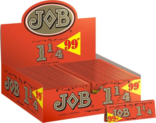 Vista 6 de Job 1 1/4 - Papel de liar para cigarrillos naranja (3.071 in, 100 unidades)