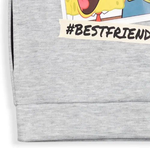 Vista 3 de SpongeBob SquarePants Calamardo Plancton SpongeBob Patrick - Sudadera con capucha para niños pequeños y grandes