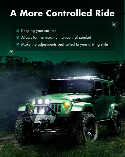 Vista 7 de Kit de bajada de bobinado de altura de amortiguación ajustable SCITOO Damper Coilover Suspensión apta para 2016-2017 para Subaru para Crosstrek