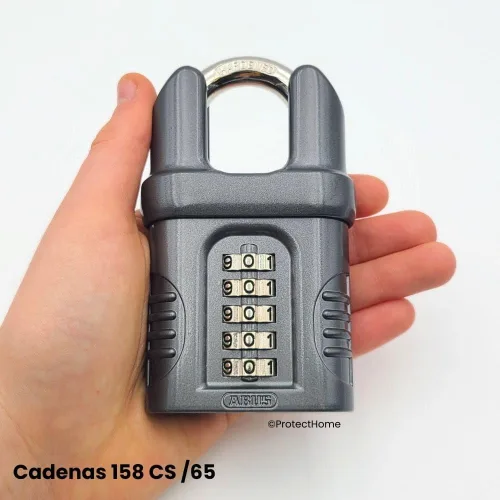 Vista 4 de ABU15865CS 158CS/65 - Candado de combinación de grillete cerrado de 2.559 in (5 dígitos)