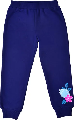 Vista 4 de Disney Moana - Conjunto de camisa y pantalones deportivos de manga larga para niñas pequeñas, pequeñas y grandes, color azulazul marino