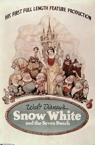 Vista 7 de Trends International Disney Snow White - Póster de pared de una hoja, 24.00 x 36.00 pulgadas, versión enmarcada en negro