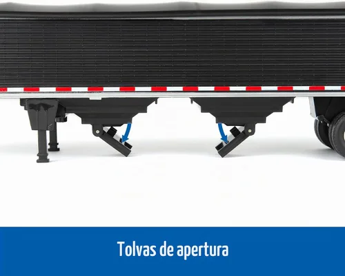 Vista 5 de ERTL 1/32 Freightliner 122SD Semi con remolque de grano 47361