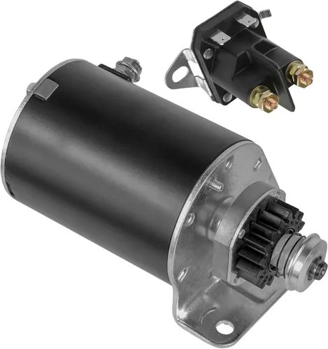 Vista 6 de Caltric Motor de arranque y solenoide compatible con Husqvarna YTH2242 YTH2348 YTH22V42 YTH22V46
