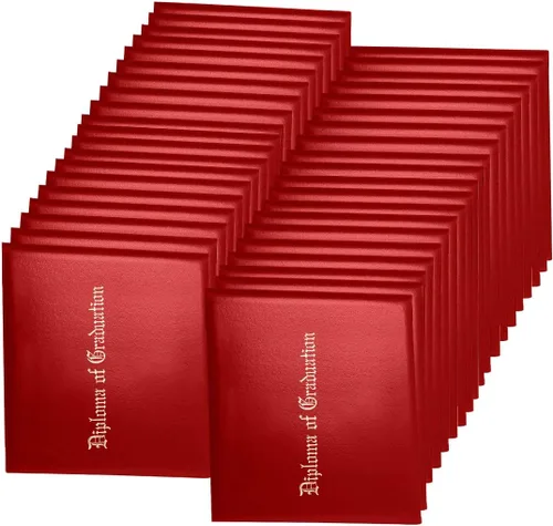 Vista 17 de Funda para diploma 8.5x11 de cuero sintético acolchada para certificados, color negro Cubierta de certificado de premio de grado de diploma