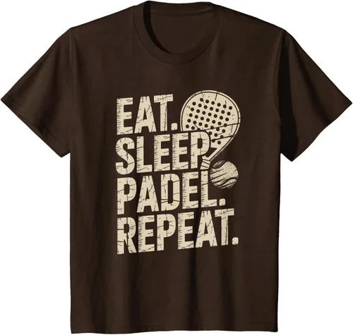 Vista 36 de Camiseta Eat Sleep Padel Repeat Padel Jugador de Tenis