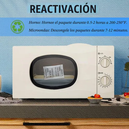 Vista 3 de 50 paquetes de gel de sílice de 0.18 oz, absorbentes de humedad premium