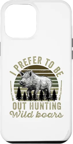 Vista 6 de iPhone 15 Hog Hunting Men Dad Wild Boar Pig Hunter Funny Feral swine Case