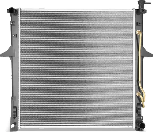 Vista 10 de DNA Motoring OEM-RA-2392 Radiador de enfriamiento de aluminio de 1 fila estilo OE compatible con 01-02 Kia Rio 1.5 AT, 25-1/2 pulgadas de ancho x