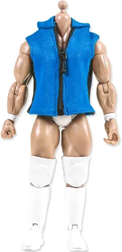 Vista 3 de Juego de 5 sudaderas con capucha sin mangas para figuras de acción de lucha libre, multicolor, Varios