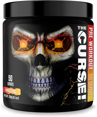 Vista 24 de JNX SPORTS The Curse! Polvo de preentrenamiento para hombres y mujeres, cafeína, beta-alanina, creatina, L-citrulina, 5 porciones, sabor a frambuesa
