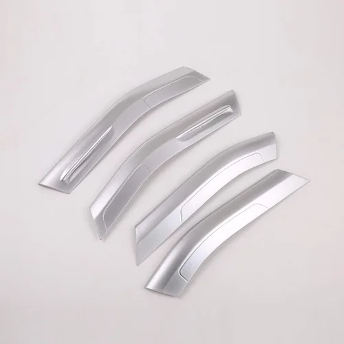 Vista 3 de YIWANG - Panel de decoración para puerta de coche (ABS cromado, 4 unidades) para Land Rover Range Rover Evoque 2019 2020, Sin llave de memoria