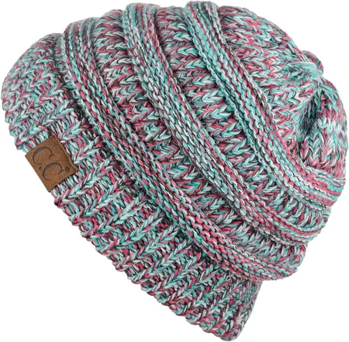 Vista 513 de C.C Trendy Warm Chunky Soft Stretch Cable Knit Beanie