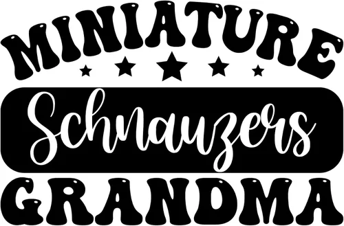 Vista 3 de SEC Apparel Schnauzer Miniatura Parches termoadhesivos Transferencias Letras Apliques para camisetas Ropa de tela (Love my Miniature Schnauzer)