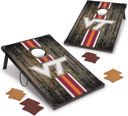 Vista 11 de Wild Sports NCAA Direct Print MDF Cornhole Board Set, 8 Bean Bags Outdoor Games for Adults & Family, Yard Games & Backyard Games, Bean Bag Toss