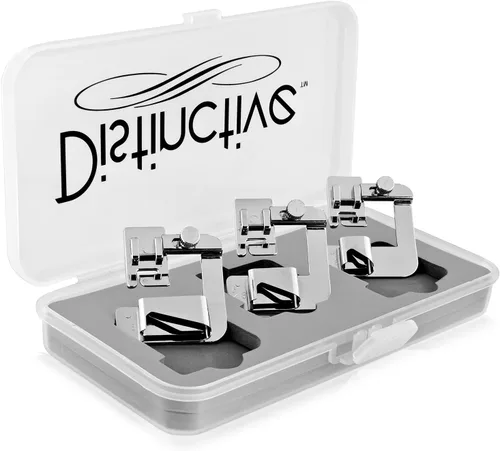 Vista 31 de Distinctive 1 – 4 (cuarto de pulgada) Quilting máquina de coser prensatelas para guía de borde con – Compatible con todos los vástagos Snap-On