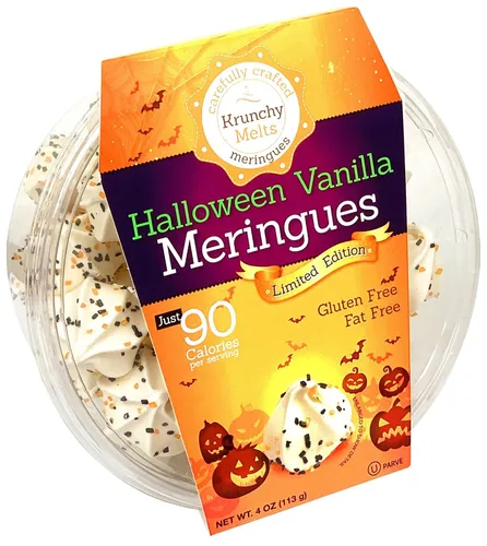 Vista 14 de Krunchy Melts Galletas originales de merengue Sabor S'mores Solo 90 calorías por porción Sin grasa, sin gluten, sin lácteos (4 onzas)