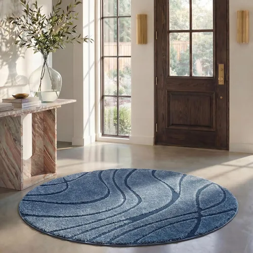 Vista 24 de Safavieh Florida Shag Collection - Alfombra de área de 2 x 3 pies, color crema/beige, diseño geométrico, felpa de 1.2 pulgadas de grosor, ideal
