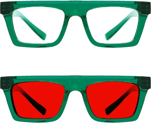 Vista 40 de Eyekepper Gafas de luz azul para hombre y mujer, paquete de 6 lentes Pilot Paquete de 6 color mezclado