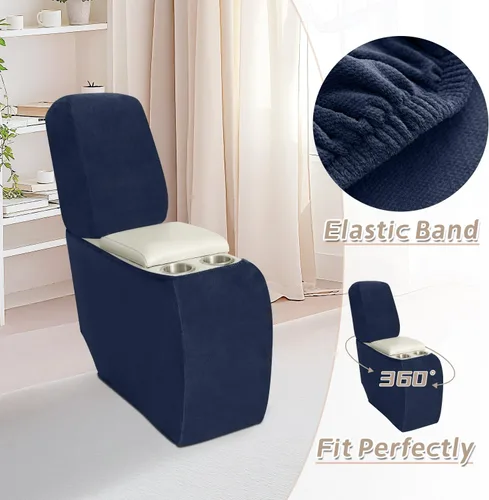 Vista 338 de Arfntevss Fundas de sofá seccional reclinable de terciopelo, Funda de sofá seccional de esquina para sofá reclinable, Funda elástica suave