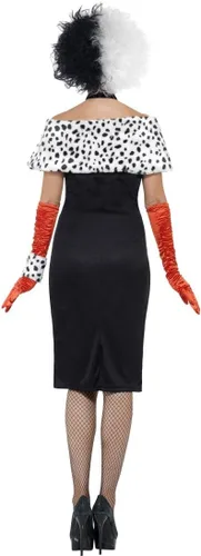 Vista 2 de Smiffys Evil Madame Disfraz, Negro