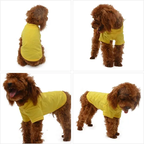Vista 106 de Lovelonglong 2019 - Ropa para mascotas, Disfraces para Perro, Ropa Camisetas en blanco para Perros Grande Medianos Pequeños 100% Algodón 18