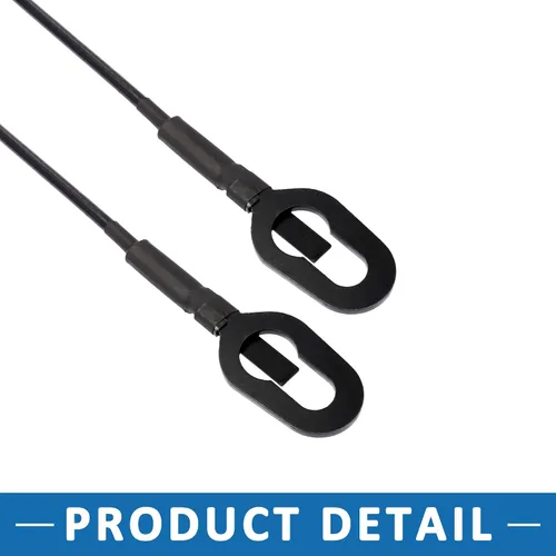 Vista 6 de Cables de portón trasero 55345125AB Correas de soporte para puerta de elevación para Dodge para Ram 1500 1994-2001 (juego de 2)
