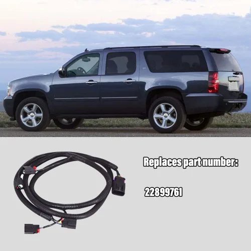 Vista 4 de Arnés de cables para sensor de estacionamiento trasero para Chevy Suburban Tahoe GMC Yukon, reemplaza 22899761