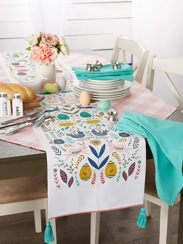 Vista 9 de DII Pascua Folk Garden Cocina Textiles