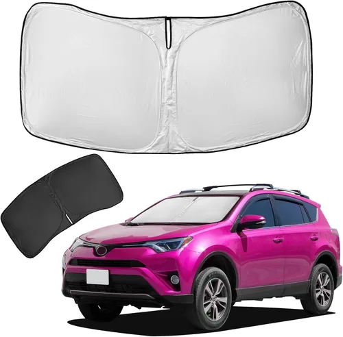 Vista 131 de Parasol de 4 capas para parabrisas, ajuste personalizado, tela 240T