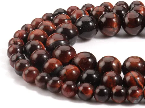 Vista 9 de 60 piezas de cuentas de aguamarina natural de 6 mm, cuentas de piedras preciosas redondas sueltas para hacer joyas