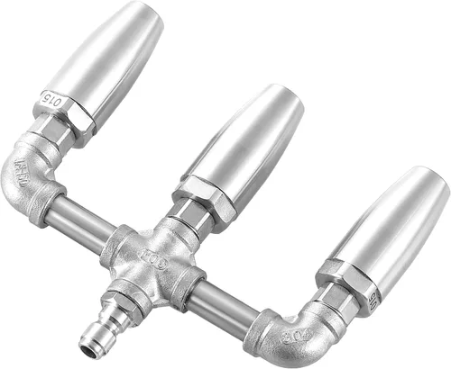 Vista 9 de Lavadora a presión con boquilla turbo doble, boquilla turbo giratoria de 360° con conector rápido de 1/4 pulgadas, boquilla doble turbo de orificio