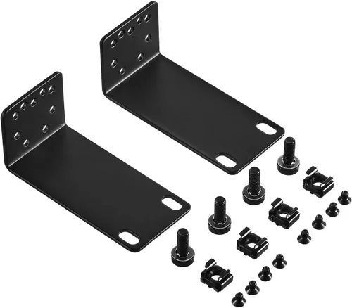 Vista 9 de Kit de oído para rack TP-Link de 19 pulgadas para interruptores de montaje en rack 1U Extensor de ancho de 17.3 a 19 pulgadas