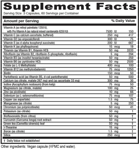 Vista 2 de Vitanica - Mid-Life Symmetry, multivitamínico y mineral de alta potencia 50