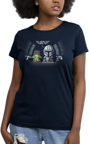 Vista 3 de TeeTurtle Women's Star Wars No We're Not There Yet