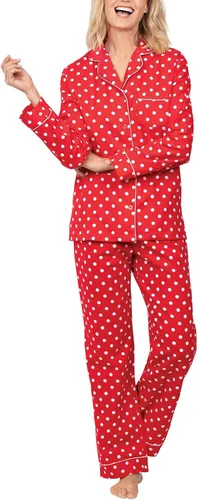 Vista 11 de PajamaGram - Pijamas de invierno para mujer - Pijamas de franela para mujer