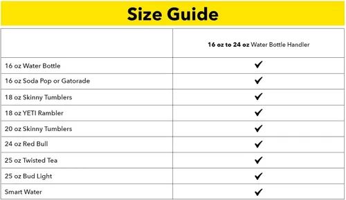 Vista 6 de Lit Handlers Funda de neopreno para botella de agua, soporte aislado para botella de agua de 16 a 24 onzas para caminar, correr y andar