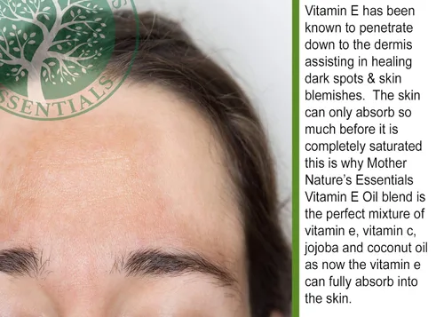 Vista 4 de Aceite orgánico de vitamina E – D-alfa tocoferol – Ingredientes naturales – Incluye aceite de jojoba, aceite de coco y vitamina C – Estimula