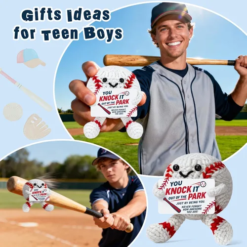 Vista 6 de Divertidos regalos de béisbol para niños y hombres, accesorios de pelotas de béisbol geniales, adornos de Navidad para jugadores amantes