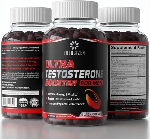 Vista 7 de Potenciador de testosterona 8 en 1 para hombres con Tongkat Ali, fenogreco, Ashwagandha y magnesio, mejora la libido y el equilibrio hormonal, sin