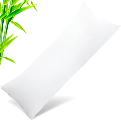 Vista 41 de Fundas de almohada tamaño estándar paquete de 2, fundas de almohada de rayón de bambú refrescantes con cierre de sobre, fundas de almohada frescas